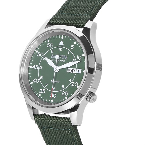 Đồng hồ MVW 37 mm Nam MP004-01 Màu Xanh lá