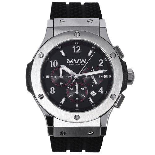 Đồng hồ MVW 48 mm Nam MP005-01 Màu Đen
