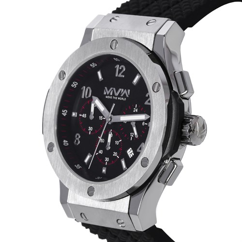 Đồng hồ MVW 48 mm Nam MP005-01 Màu Đen