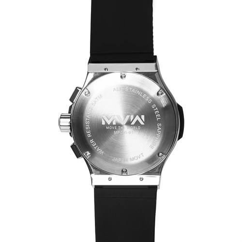Đồng hồ MVW 48 mm Nam MP005-01 Màu Đen