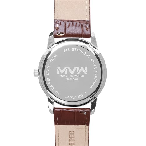 Đồng hồ MVW 38 mm Nam ML023-01 Màu Nâu