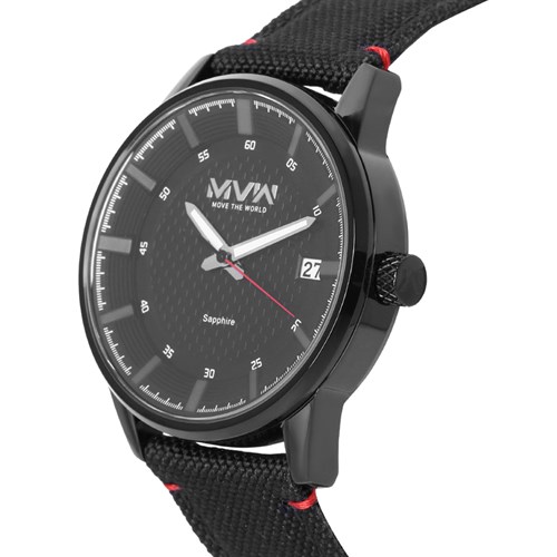 Đồng hồ MVW 42 mm Nam ML026-01 Màu Đen