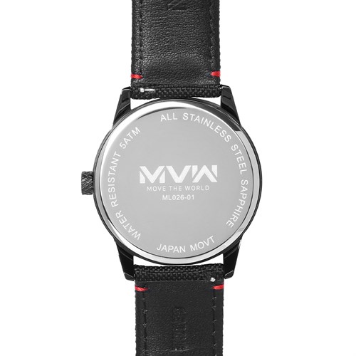 Đồng hồ MVW 42 mm Nam ML026-01 Màu Đen