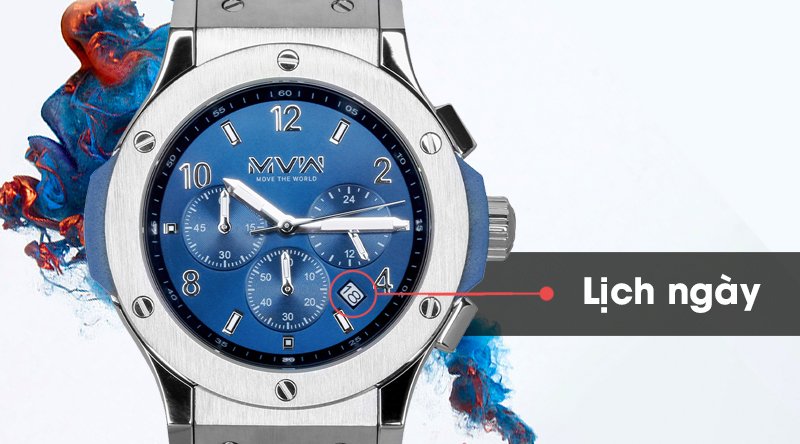 Đồng hồ nam MVW ML027-01 có lịch ngày hữu dụng Đồng hồ nam MVW ML027-01 có lịch ngày hữu dụng