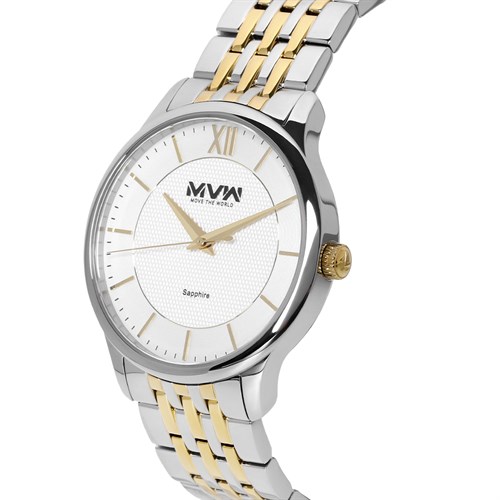 Đồng hồ MVW 40 mm Nam MS028-01 Màu Bạc