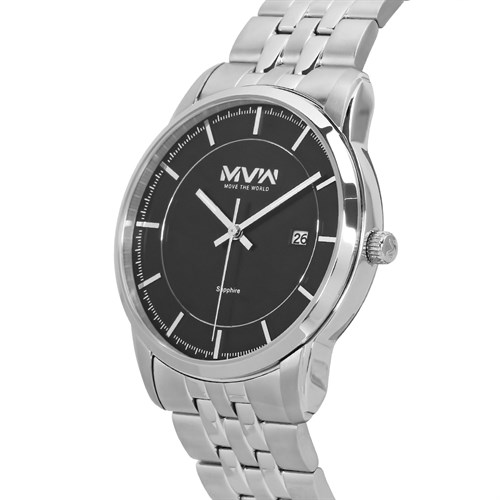 Đồng hồ MVW 42 mm Nam MS030-01 Màu Bạc