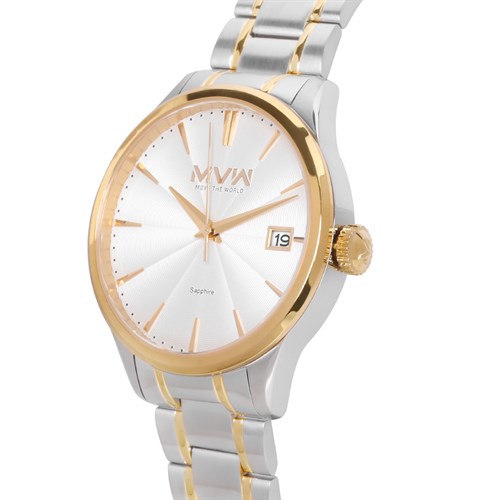 Đồng hồ MVW 42 mm Nam MS032-01 Màu Bạc