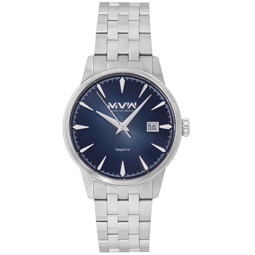Đồng hồ MVW 40 mm Nam MS033-01 Màu Bạc