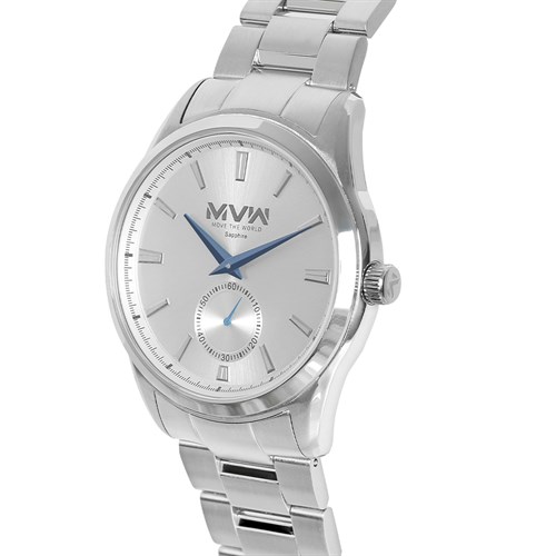 Đồng hồ MVW 42 mm Nam MS034-01 Màu Bạc