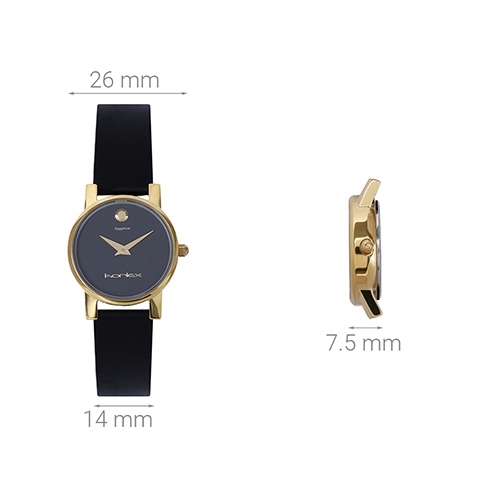 Đồng hồ KORLEX 26 mm Nữ KL019-01 Màu Đen