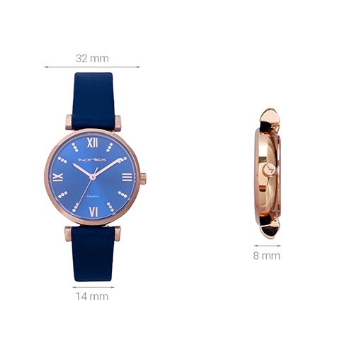 Đồng hồ KORLEX 32 mm Nữ KL021-02 Màu Xanh Dương