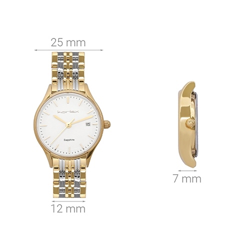 Đồng hồ Nữ Korlex KS026-01 Màu Vàng