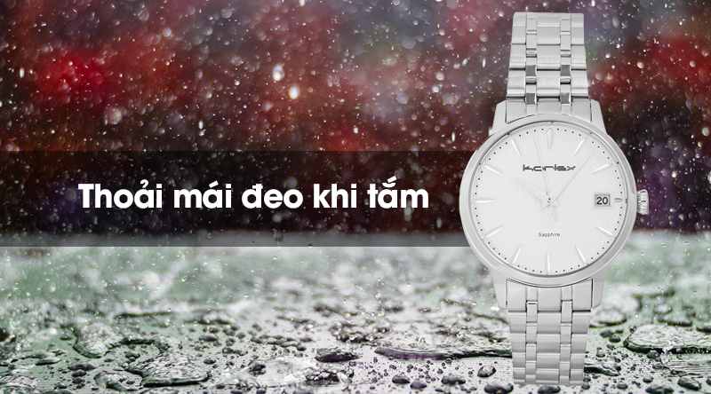 Đồng hồ nữ Korlex KS028-01 có độ chống nước 5 ATM Đồng hồ nữ Korlex KS028-01 có độ chống nước 5 ATM