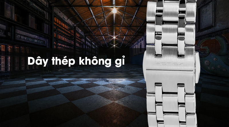 Đồng hồ nữ Korlex KS028-01 có dây đeo bền đẹp, chống ăn mòn Đồng hồ nữ Korlex KS028-01 có dây đeo bền đẹp, chống ăn mòn