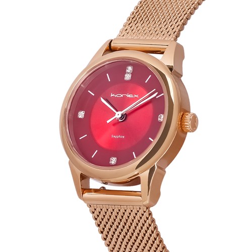 Đồng hồ KORLEX 28 mm Nữ KS030-02 Màu Vàng