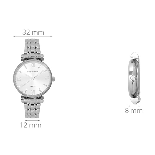 Đồng hồ KORLEX 32 mm Nữ KS032-01 Màu Bạc