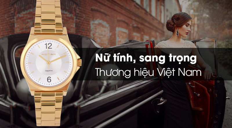 Đồng hồ nữ Korlex KS034-02 mang nét trẻ trung Đồng hồ nữ Korlex KS034-02 mang nét trẻ trung