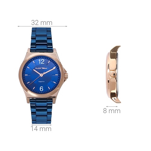 Đồng hồ KORLEX 32 mm Nữ KS037-01 Màu Xanh Dương