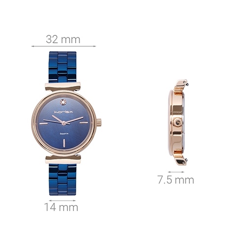 Đồng hồ KORLEX 32 mm Nữ KS038-01 Màu Xanh Dương