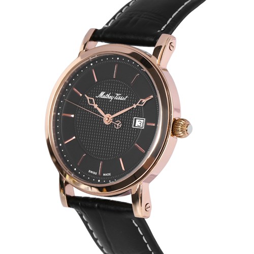 Đồng hồ MATHEY TISSOT City Leather 38 mm Nam H611251PN Màu Đen
