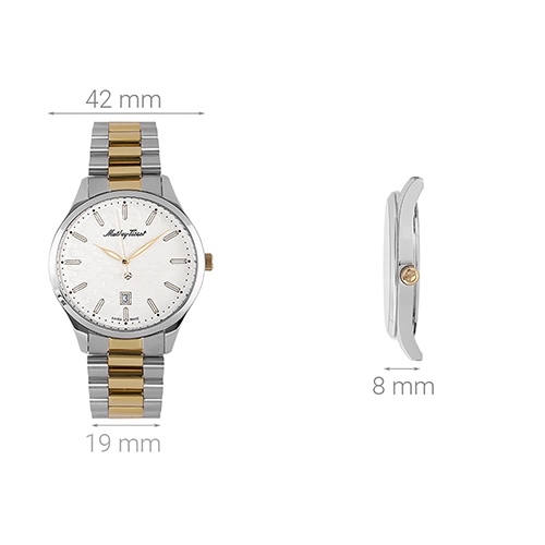 Đồng hồ MATHEY TISSOT Urban 42 mm Nam H411BPI1 Màu Bạc