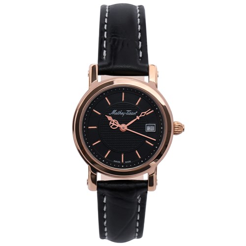 Đồng hồ MATHEY TISSOT City Leather 28 mm Nữ D31186PN Màu Đen