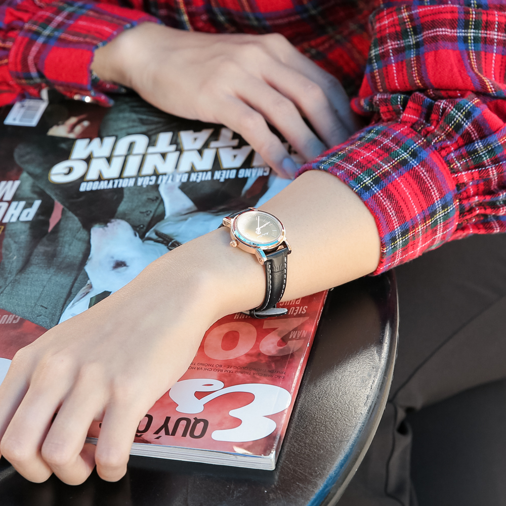 Đồng hồ MATHEY TISSOT City Leather 28 mm Nữ D31186PN