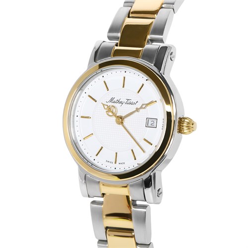 Đồng hồ MATHEY TISSOT City Metal 28 mm Nữ D31186MBI Màu Vàng