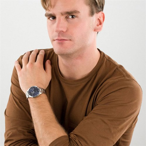 Đồng hồ ADRIATICA 40 mm Nam A8305.5125Q Màu Bạc