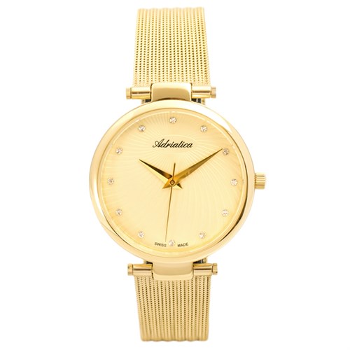 Đồng hồ ADRIATICA 33 mm Nữ A3689.1141Q Màu Vàng