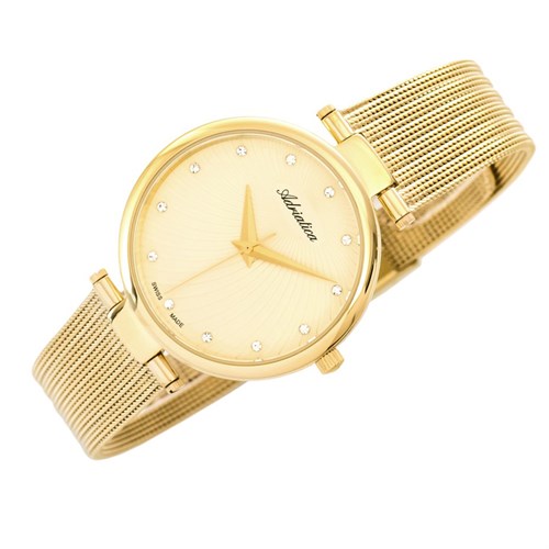 Đồng hồ ADRIATICA 33 mm Nữ A3689.1141Q Màu Vàng
