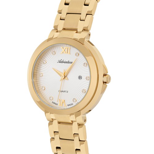 Đồng hồ ADRIATICA 36 mm Nữ A3812.1183Q Màu Vàng