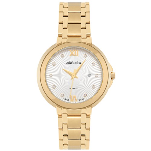 Đồng hồ ADRIATICA 36 mm Nữ A3812.1183Q Màu Vàng
