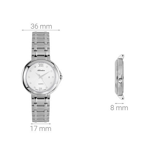 Đồng hồ ADRIATICA 36 mm Nữ A3812.5183Q Màu Bạc