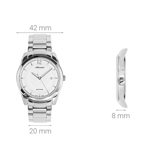 Đồng hồ ADRIATICA 42 mm Nam A8301.5153Q Màu Bạc