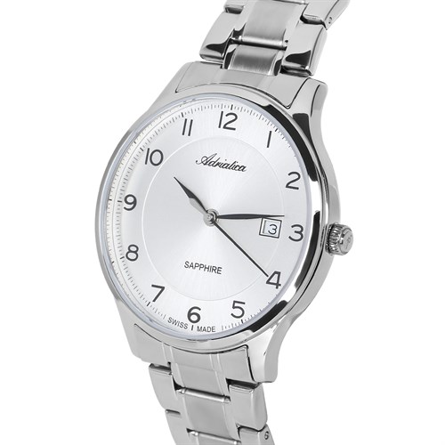Đồng hồ ADRIATICA 40 mm Nam A8305.5123Q Màu Bạc