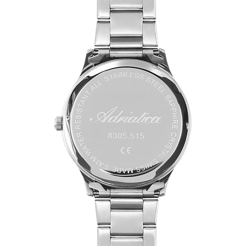 Đồng hồ ADRIATICA 40 mm Nam A8305.5123Q Màu Bạc