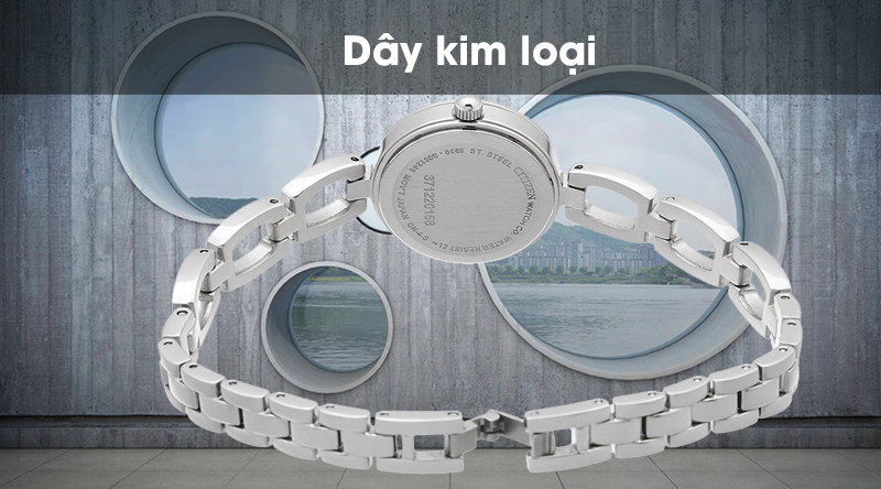 Đồng hồ nữ Citizen EJ6070-51E có dây đeo bền bỉ Đồng hồ nữ Citizen EJ6070-51E có dây đeo bền bỉ