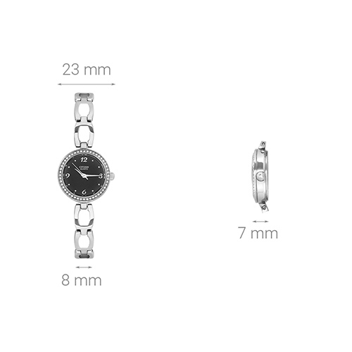 Đồng hồ CITIZEN 23 mm Nữ EJ6070-51E Màu Bạc