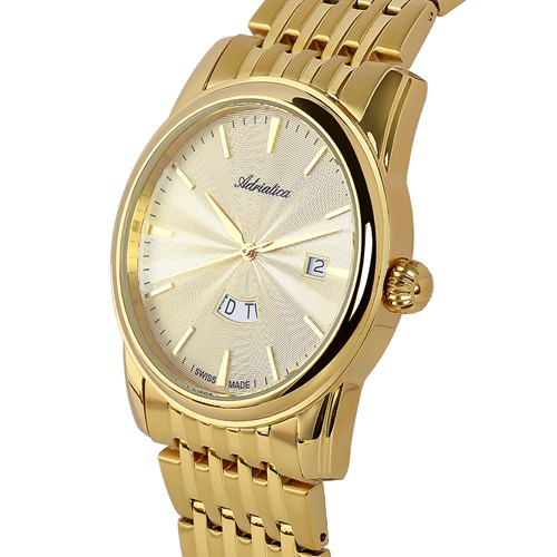 Đồng hồ ADRIATICA 42 mm Nam A8194.1111Q Màu Vàng