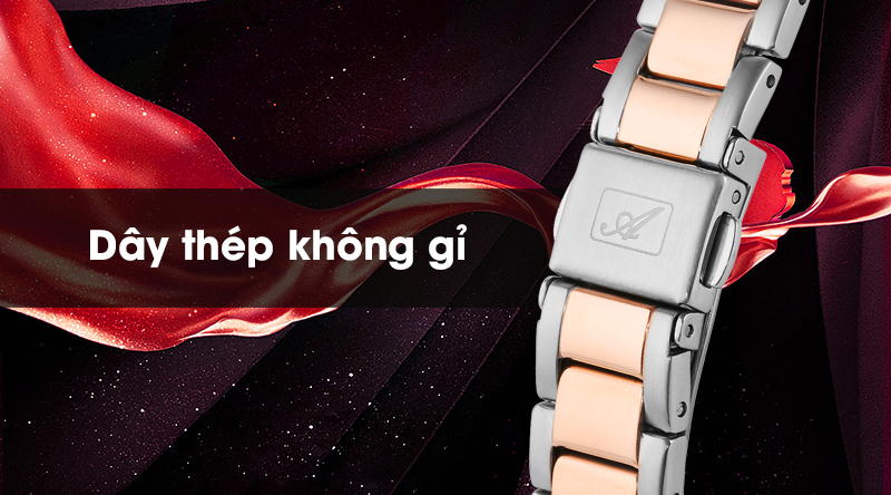 Đồng hồ nữ Adriatica A3192.R123Q có dây đeo sang trọng, bền đẹp Đồng hồ nữ Adriatica A3192.R123Q có dây đeo sang trọng, bền đẹp