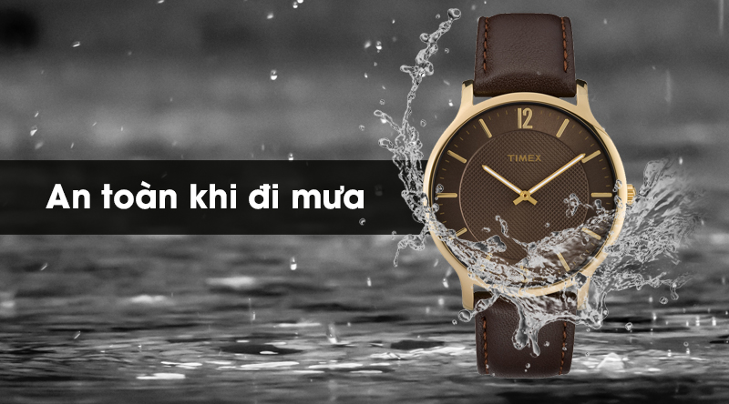 Đồng hồ nam Timex TW2R49800 có hệ số chống nước 3 ATM Đồng hồ nam Timex TW2R49800 có hệ số chống nước 3 ATM