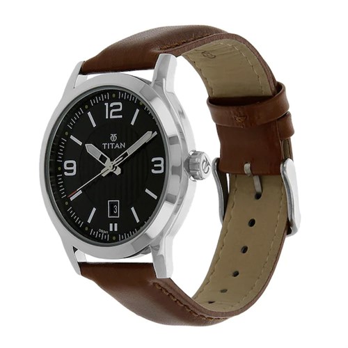 Đồng hồ TITAN 42 mm Nam 1730SL02 Màu Nâu