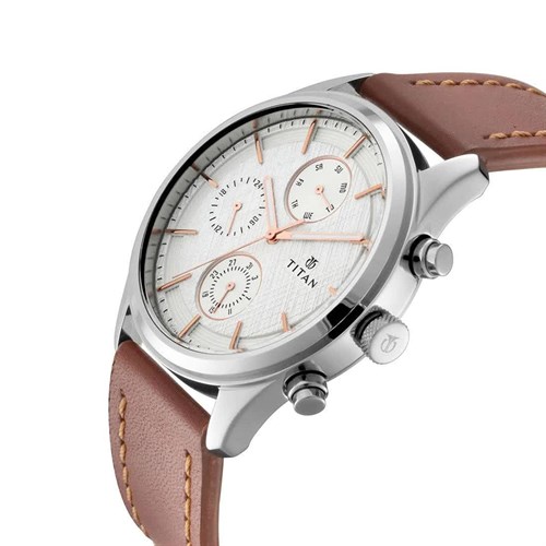 Đồng hồ TITAN Neo IV 42 mm Nam 1805SL01 Màu Nâu