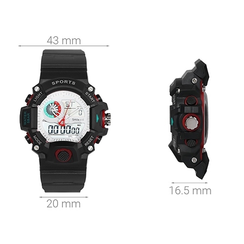 Đồng hồ SMILE KID 43 mm Trẻ em SL015-01 Màu Đen