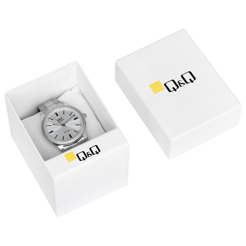 Đồng hồ Q&Q 40 mm Nam S294J201Y Màu Bạc