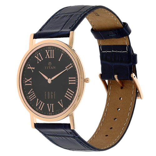 Đồng hồ TITAN 37 mm Nam 1595WL02 Màu Xanh Dương