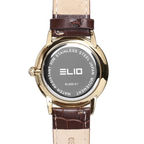 Đồng hồ ELIO 39 mm Nam EL022-C1 Màu Nâu