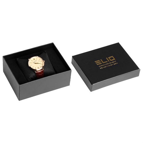Đồng hồ ELIO 39 mm Nam EL022-C1 Màu Nâu