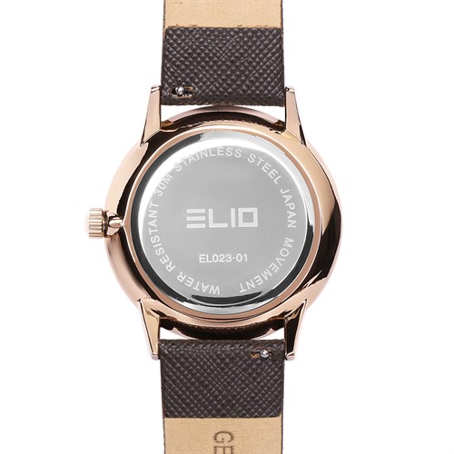 Đồng hồ ELIO 39 mm Nam EL023-01 Màu Nâu